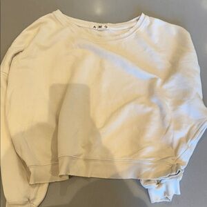AMO Off-White Casual Sweatshirt